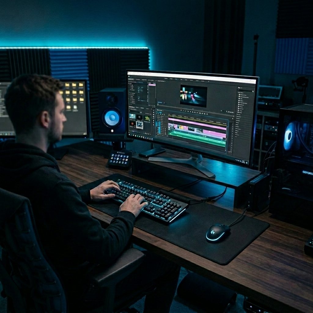 Video Editing Workspace